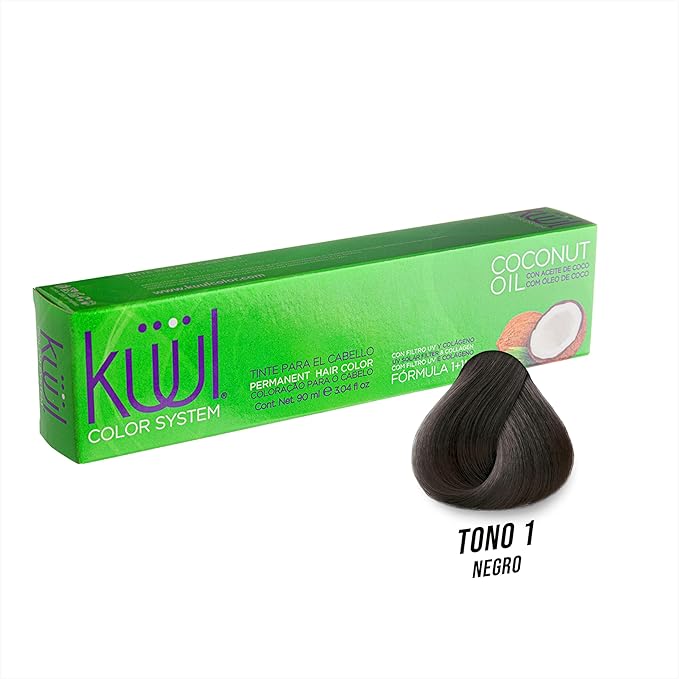 🖤 KUUL 1 NEGRO – 3.04 oz | Negro Profundo, Elegante y Profesional 🖤