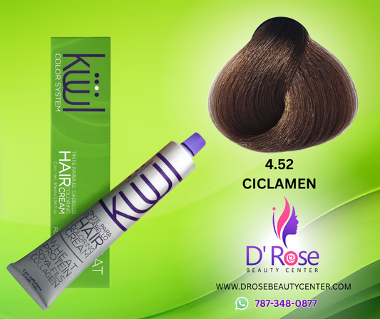 💇♀️ KUUL COLOR SYSTEM 4.52 CICLAMEN 3.04OZ