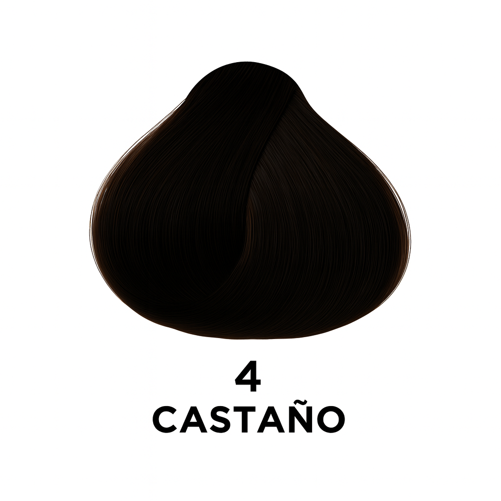 💇♀️ KUUL COLOR SYSTEM 4 CASTAÑO MARRÓN 3.04OZ
