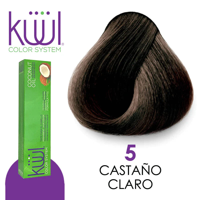 💇♀️ KUUL COLOR SYSTEM 5 CASTAÑO CLARO 3.04OZ