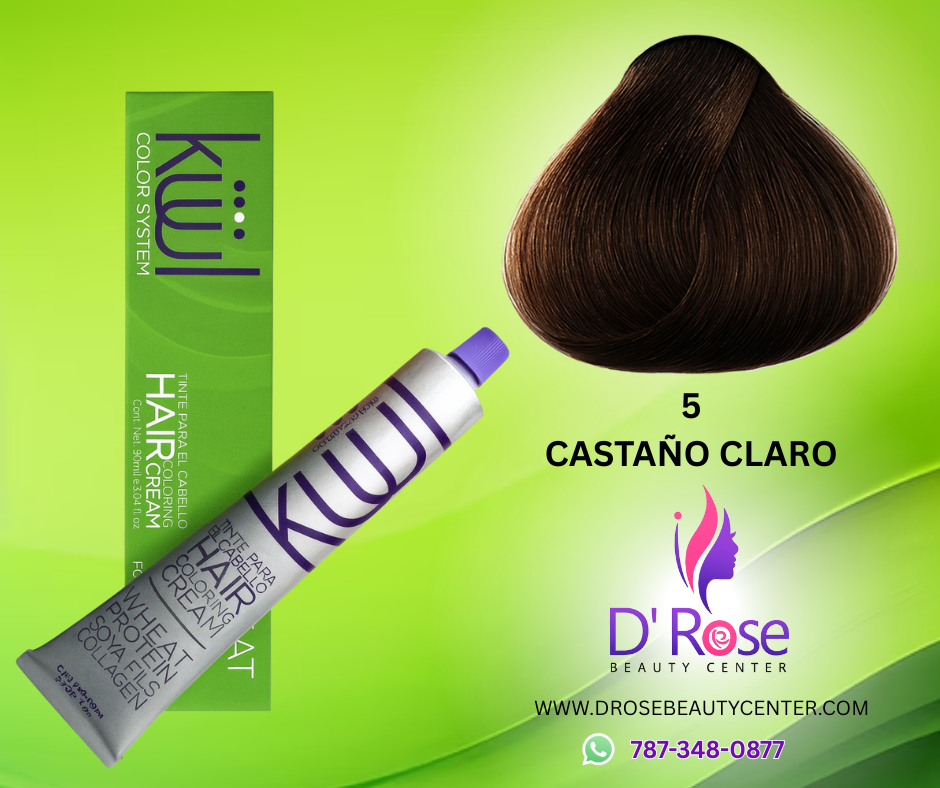 💇♀️ KUUL COLOR SYSTEM 5 CASTAÑO CLARO 3.04OZ