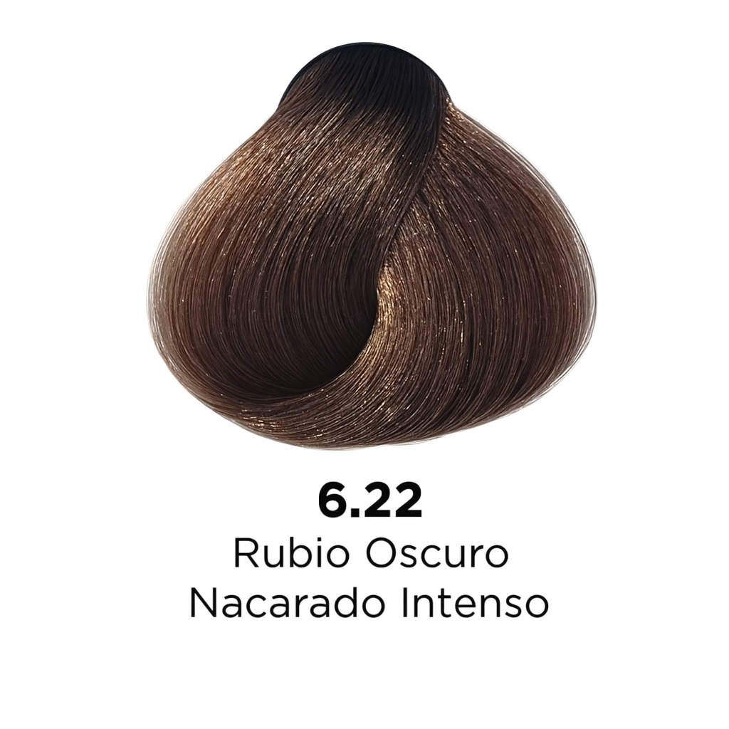 💇♀️ KUUL COLOR SYSTEM 6.22 RUBIO OSCURO NACARADO INTENSO 3.04OZ
