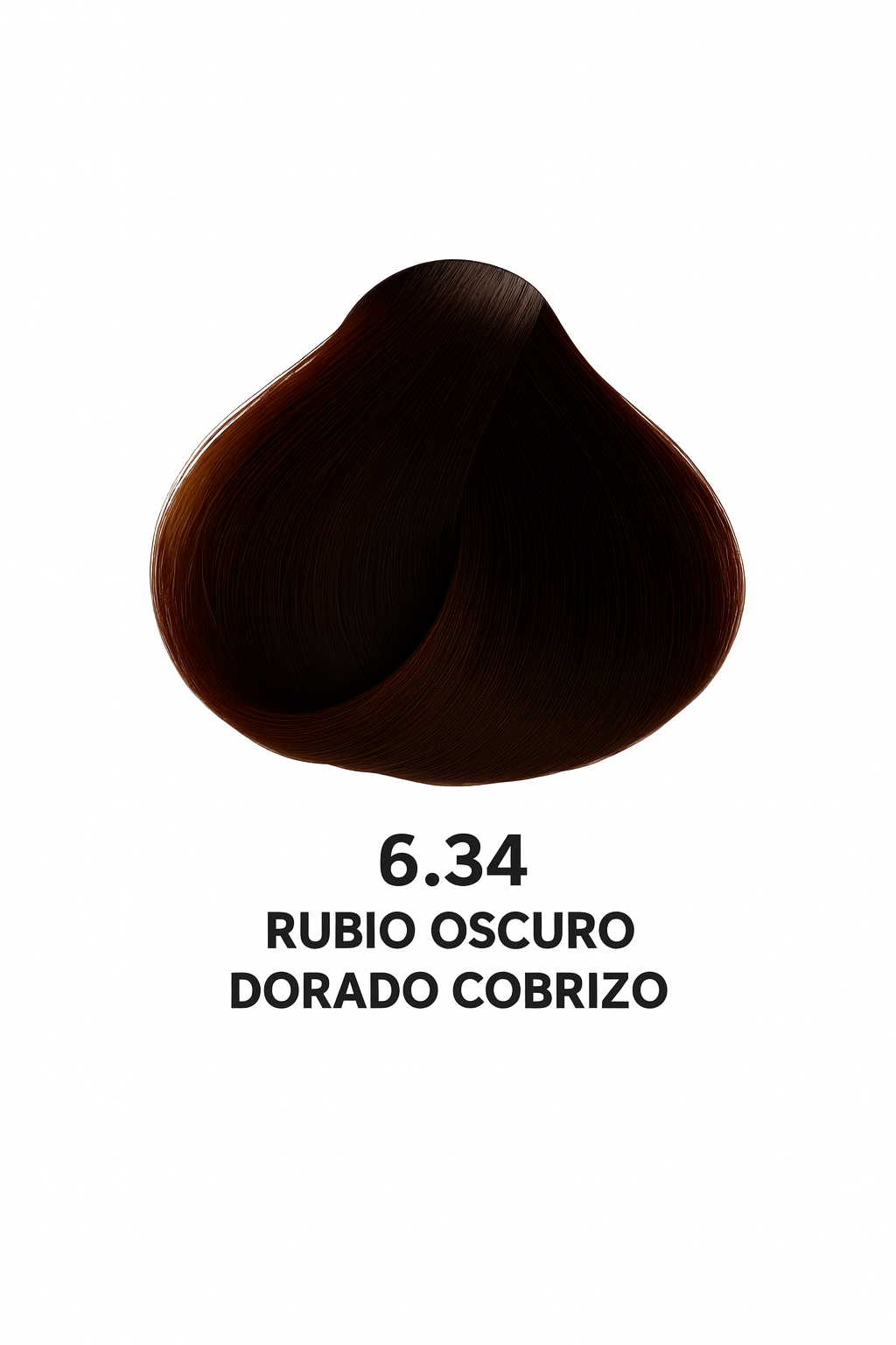 💇♀️ KUUL COLOR SYSTEM 6.34 RUBIO OSCURO DORADO COBRIZO 3.04OZ