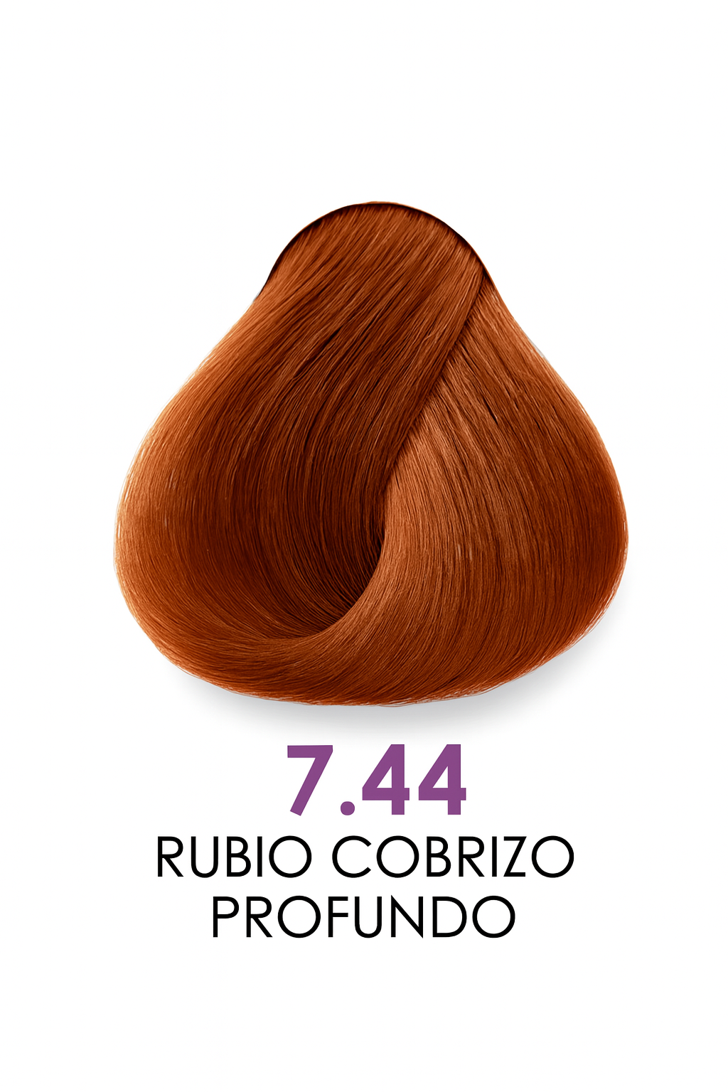 🧡 KUUL 7.44 Rubio Cobrizo Intenso – Color Profesional de Alto Impacto ✨