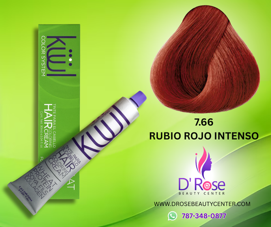 💇♀️ KUUL COLOR SYSTEM 7.66 RUBIO ROJO INTENSO 3.04OZ