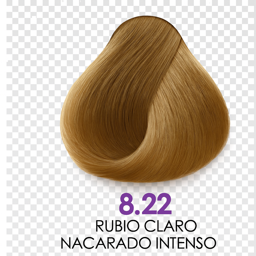 ✨ KUUL 8.22 Rubio Claro Nacarado Intenso – Luminosidad y Elegancia Profesional ✨