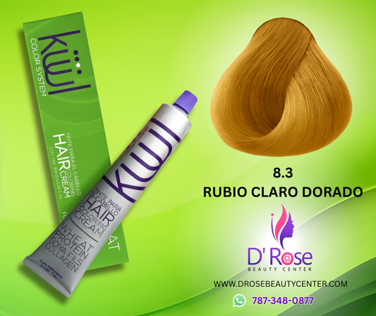 ✨ KUUL 8.3 Rubio Claro Dorado – 3.04 oz | Brillo Dorado Profesional ✨