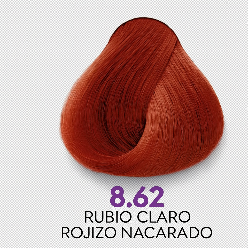 💇♀️ KUUL COLOR SYSTEM 8.62 RUBIO CLARO ROJO NACARADO 3.04OZ