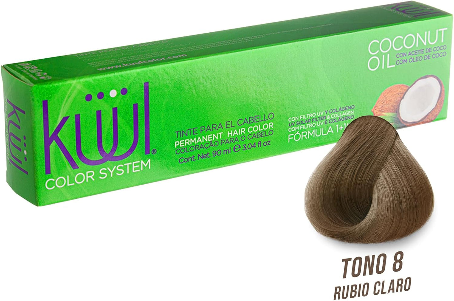 ✨ KUUL 8 Rubio Claro – 3.04 oz | Luminosidad Profesional Natural ✨