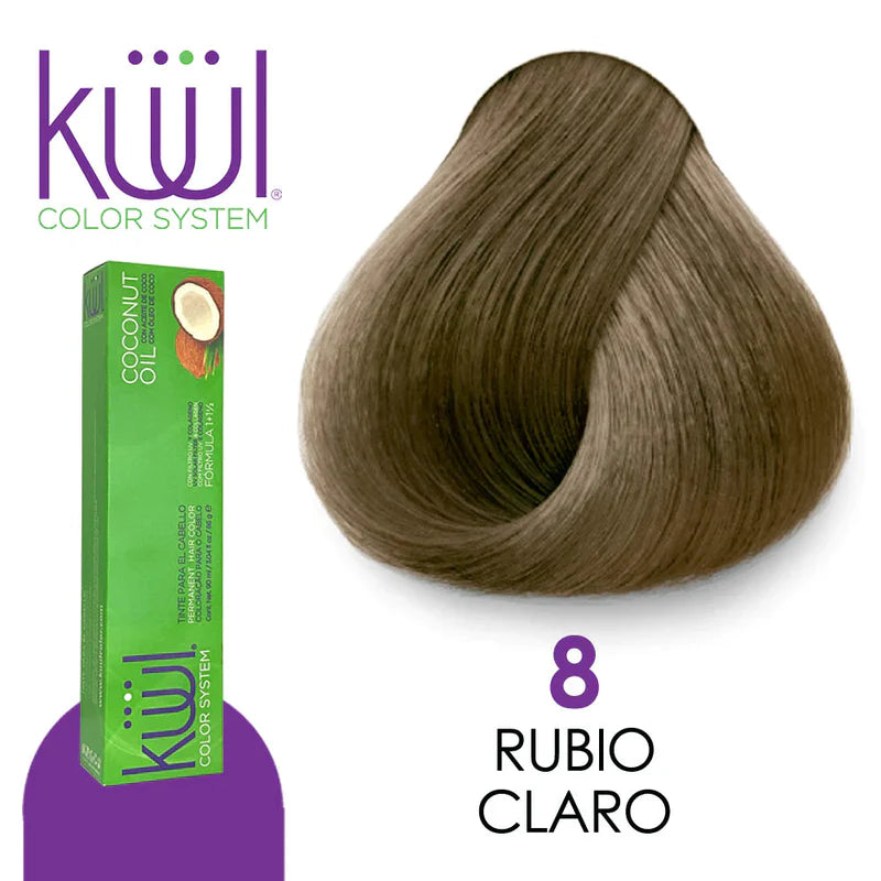 ✨ KUUL 8 Rubio Claro – 3.04 oz | Luminosidad Profesional Natural ✨
