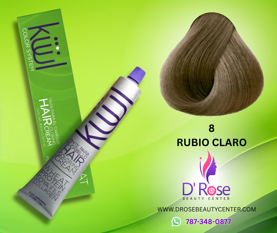 ✨ KUUL 8 Rubio Claro – 3.04 oz | Luminosidad Profesional Natural ✨