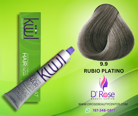 💇♀️ KUUL COLOR SYSTEM 9.9 RUBIO PLATINO 3.04OZ