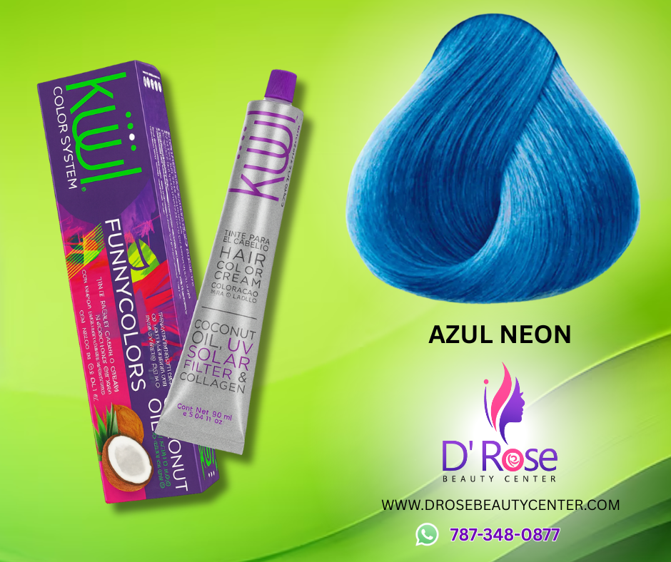 💇♀️ KUUL COLOR SYSTEM AZUL NEÓN 3.04OZ