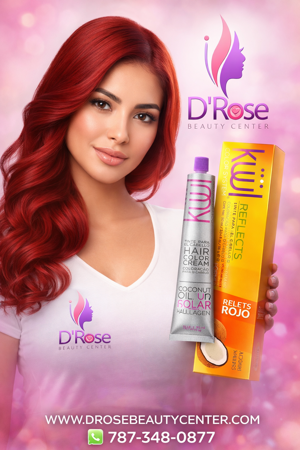 ❤️ KUUL Rojo Reflects – 3.04 oz | Intensidad y Brillo Profesional ❤️