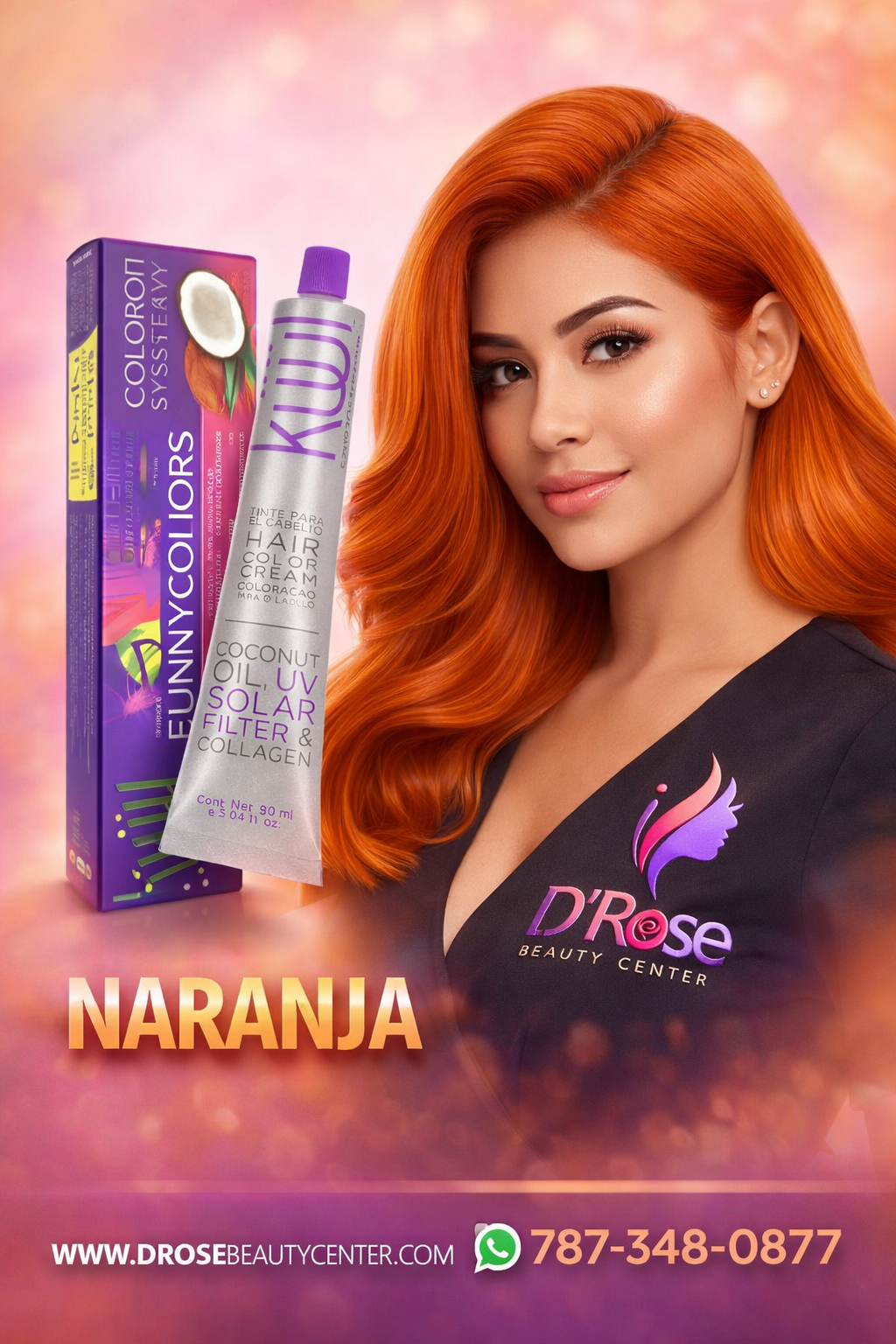 🧡 Naranja Intenso y Vibrante con KUUL Funny Colors 🔥