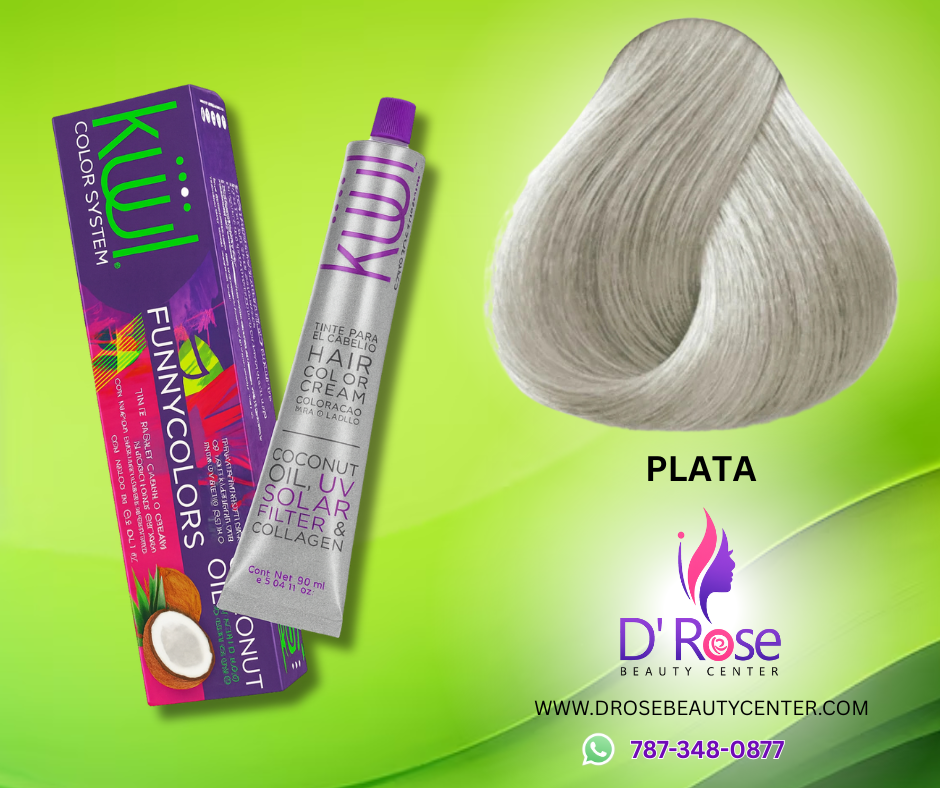 💇♀️ KUUL COLOR SYSTEM PLATA 3.04OZ – TINTE PROFESIONAL