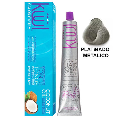 💇♀️ KUUL COLOR SYSTEM PLATINADO METÁLICO 3.04OZ
