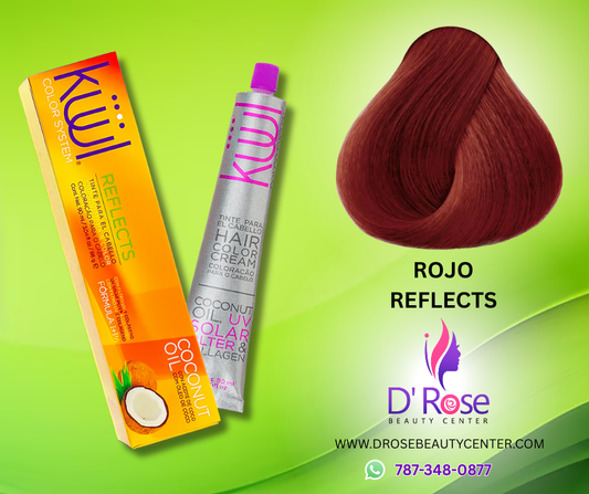 ❤️ KUUL Rojo Reflects – 3.04 oz | Intensidad y Brillo Profesional ❤️