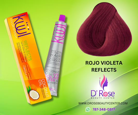 ❤️ KUUL ROJO VIOLETA REFLECTS – 3.04 oz | Reflejos Intensos y Brillo Profesional ❤️