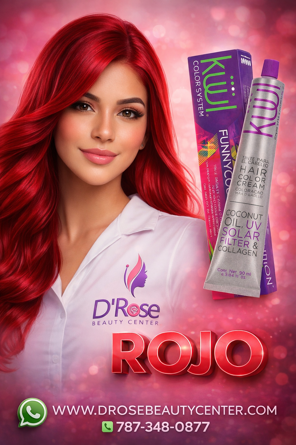 🔴 Rojo Intenso y Vibrante con KUUL Funny Colors 🔥