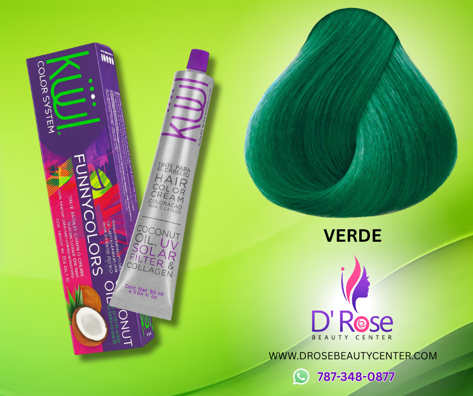 💇♀️ KUUL COLOR SYSTEM VERDE 3.04OZ – TINTE PROFESIONAL