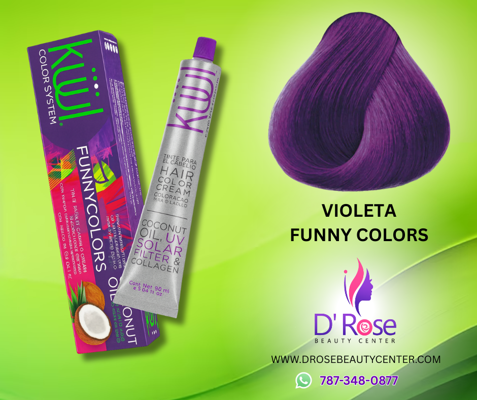 💜 Violeta Intenso y Sofisticado con KUUL Funny Colors ✨
