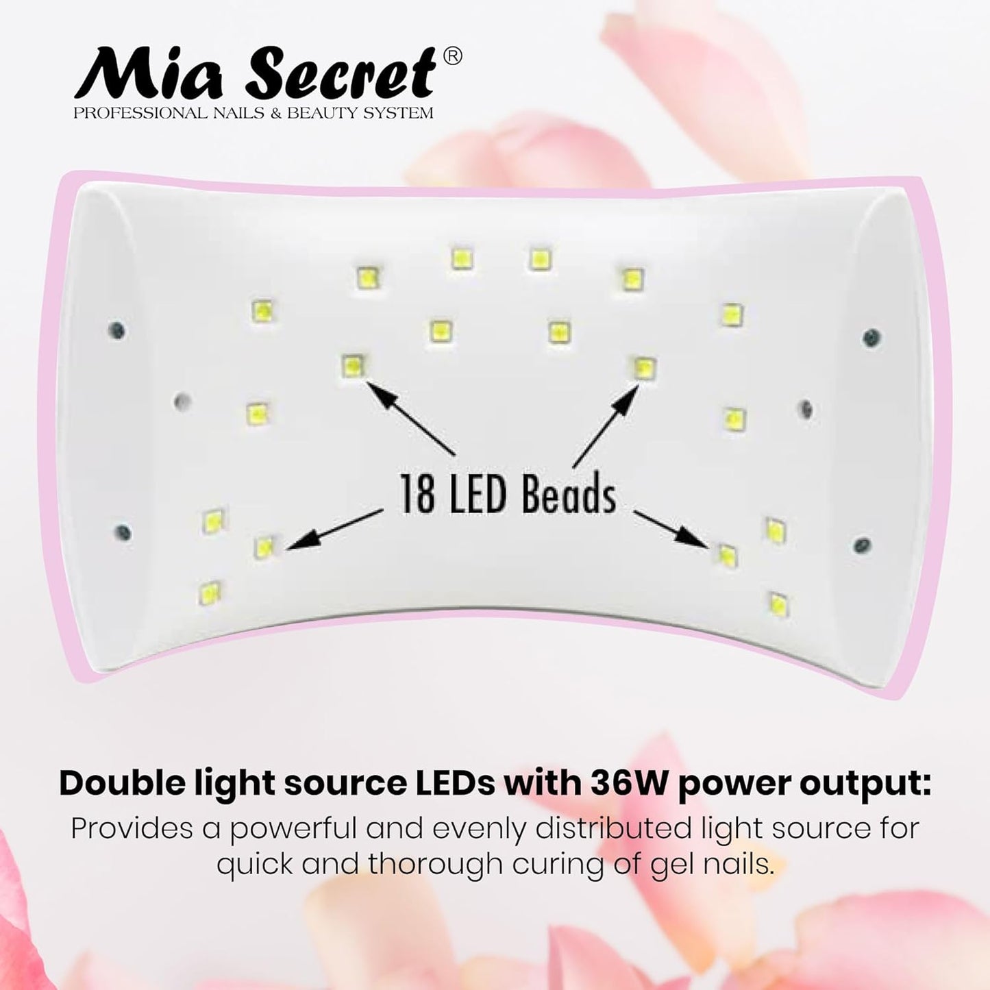 MIA SECRET – THE ARC UV LED LAMP 36W
