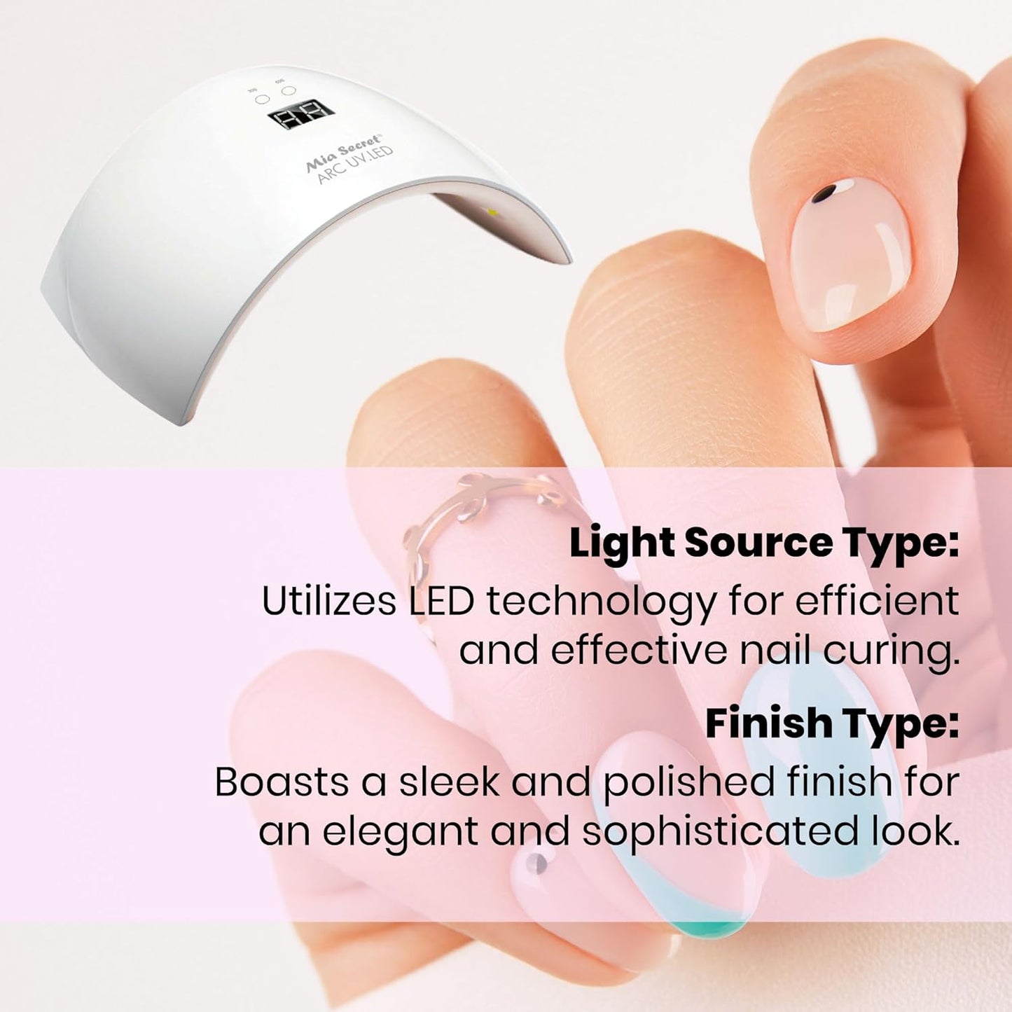 MIA SECRET – THE ARC UV LED LAMP 36W