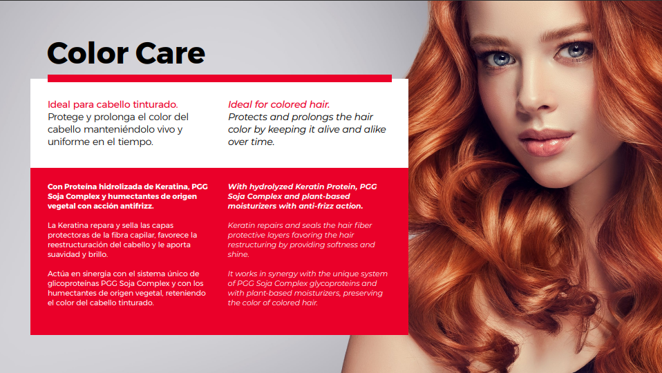LAN KERATIN Color Care Kit 3 Piezas Sin Sal – Shampoo, Acondicionador y Mascarilla