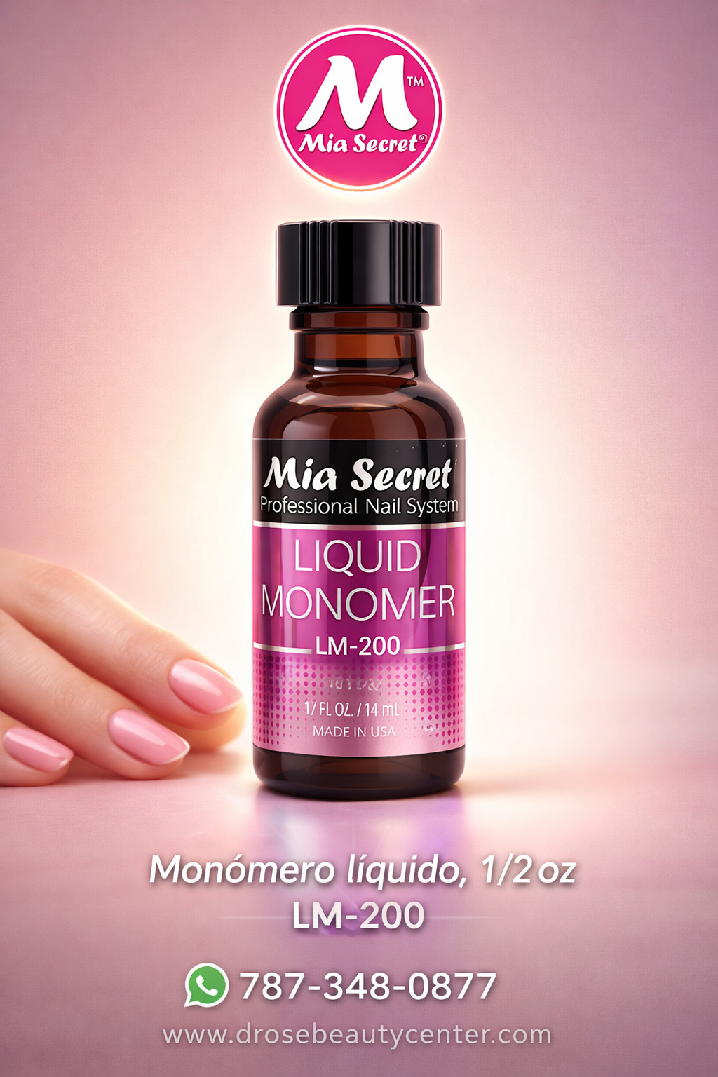 💖✨ Mia Secret® Liquid Monomer LM-200 | 1/2 oz ✨💖
