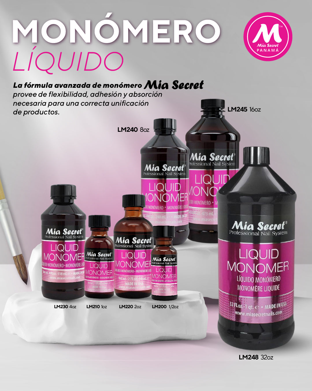 💖✨ Mia Secret® Liquid Monomer LM-220 | 2 oz ✨💖