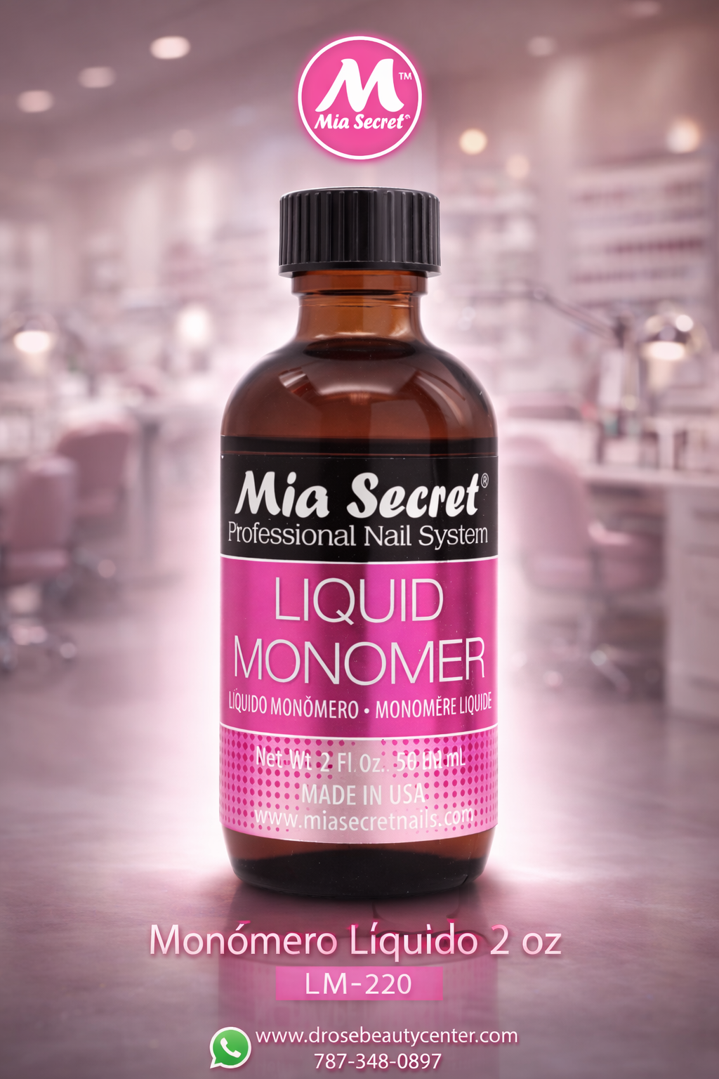 💖✨ Mia Secret® Liquid Monomer LM-220 | 2 oz ✨💖
