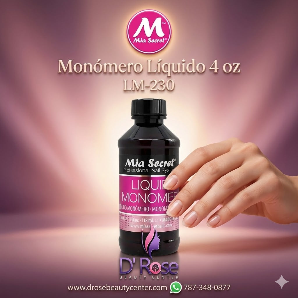 Monómeros Líquidos Profesionales Mia Secret® para Acrílico de Uñas