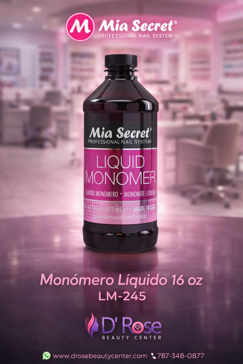 💖✨ Mia Secret® Liquid Monomer LM-245 | 16 oz ✨💖