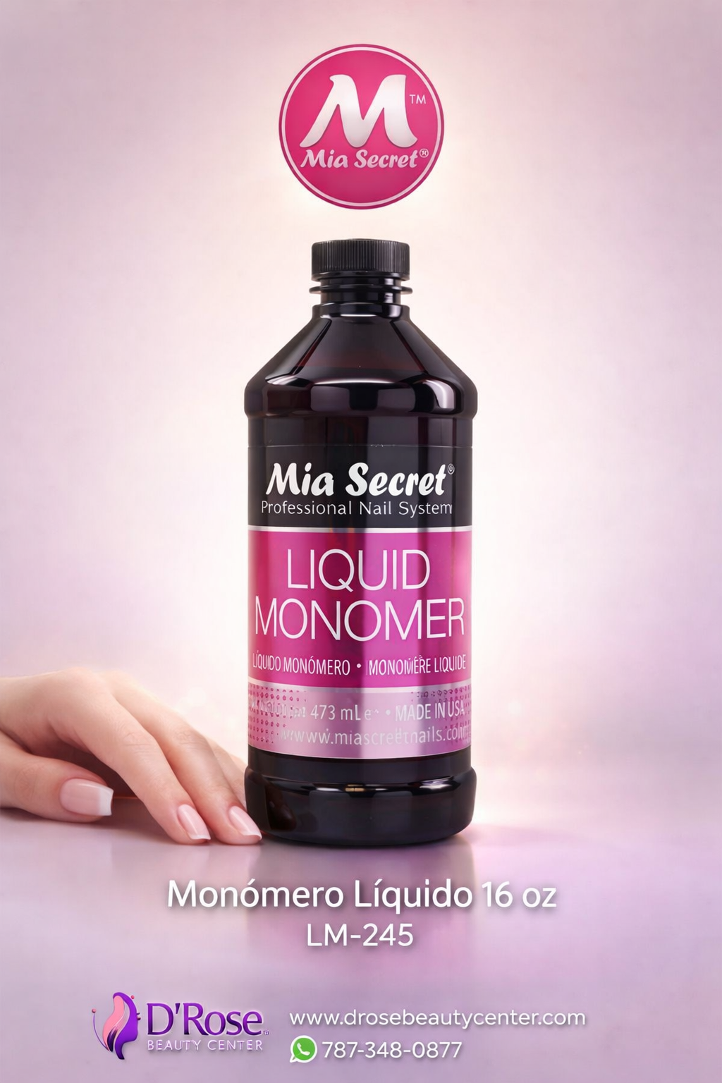 💖✨ Mia Secret® Liquid Monomer LM-245 | 16 oz ✨💖
