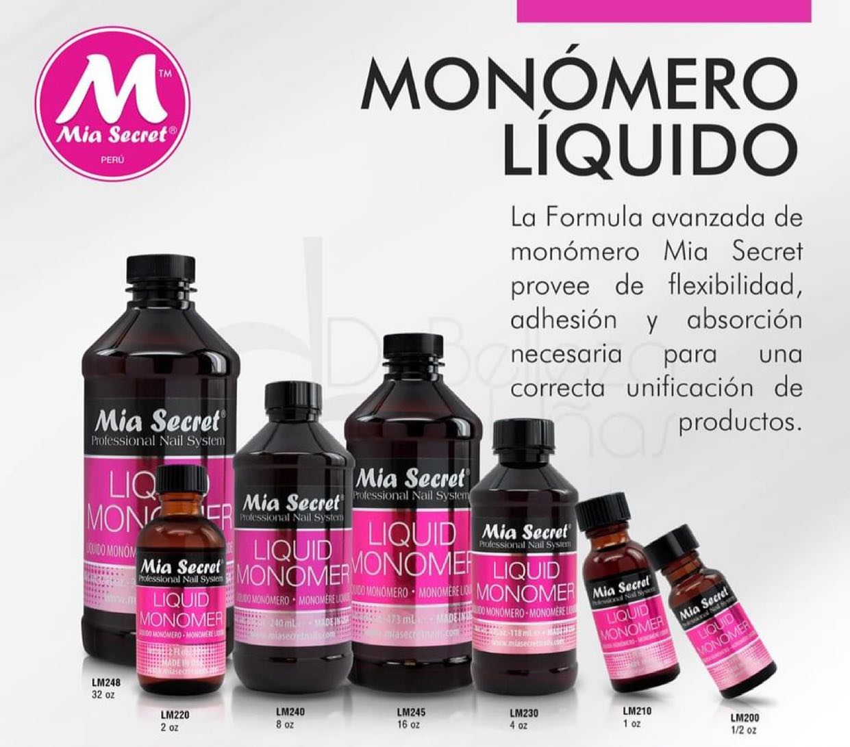 💖✨ Mia Secret Liquid Monomer LM-248 | 32 oz ✨💖