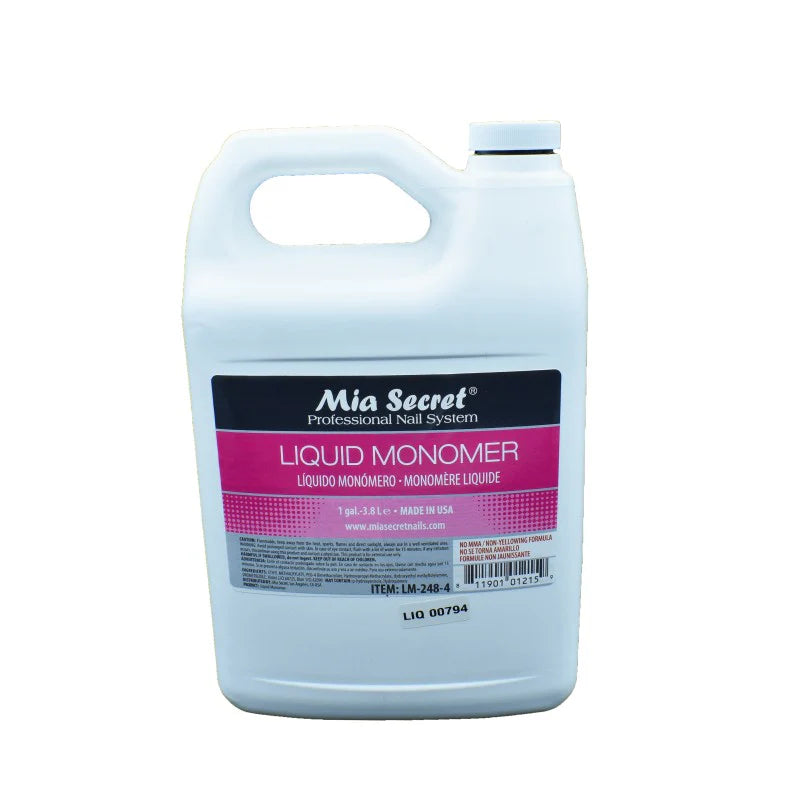 💖✨ Mia Secret® Liquid Monomer LM-248-4 | Galón 3.8 L (1 GAL) ✨💖