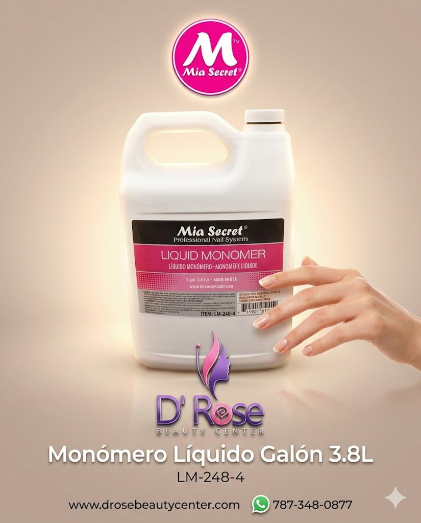 💖✨ Mia Secret® Liquid Monomer LM-248-4 | Galón 3.8 L (1 GAL) ✨💖