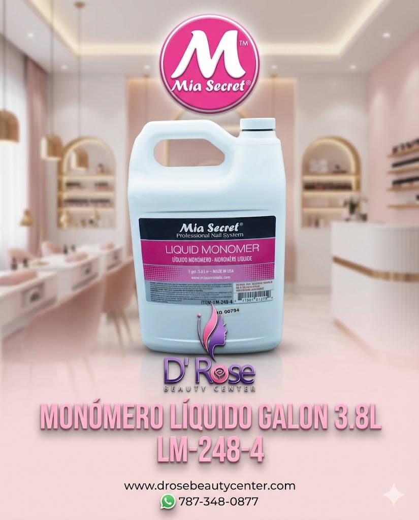 💖✨ Mia Secret® Liquid Monomer LM-248-4 | Galón 3.8 L (1 GAL) ✨💖