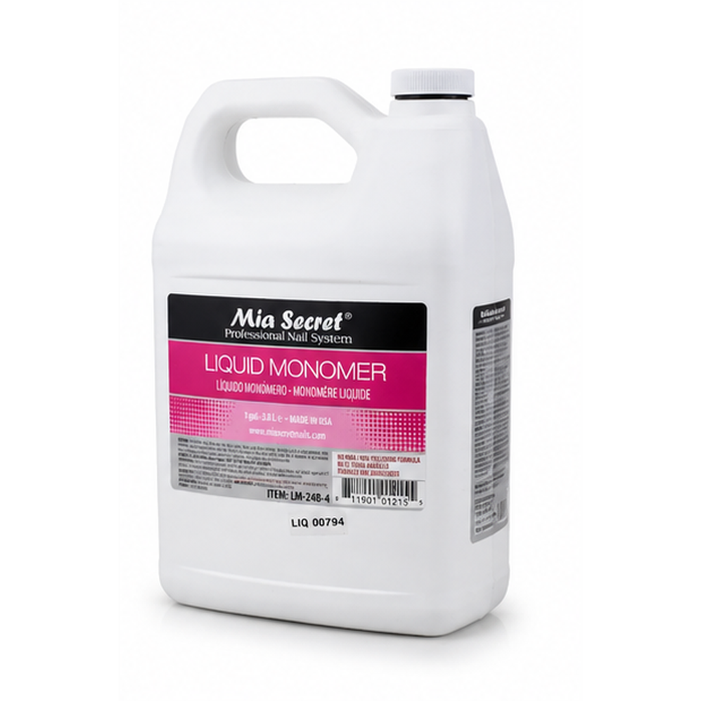 Mia Secret Liquid Monomer Profesional 1 Galón 3.8 L LM-248-4 – Sin MMA
