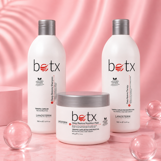 Lanosterin Profesional Botx Terapia Capilar Reconstructiva Kit 3 Piezas 500 ml