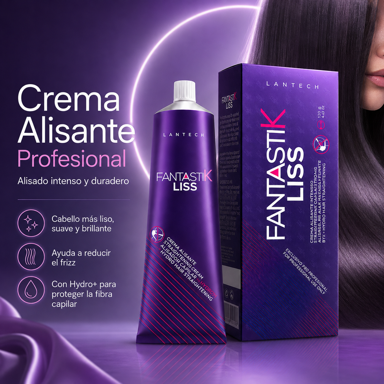 Lan Pro Fantastik Liss Kit Alisante Profesional 4 Piezas – LPFLK4
