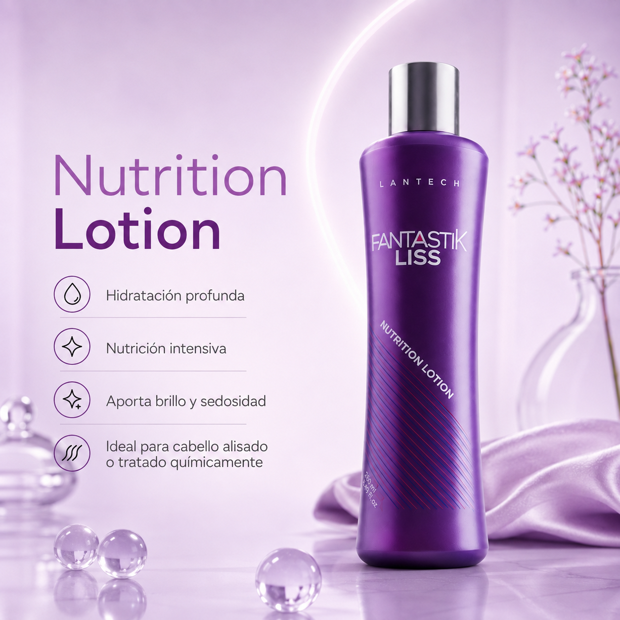 Lan Pro Fantastik Liss Kit Alisante Profesional 4 Piezas – LPFLK4