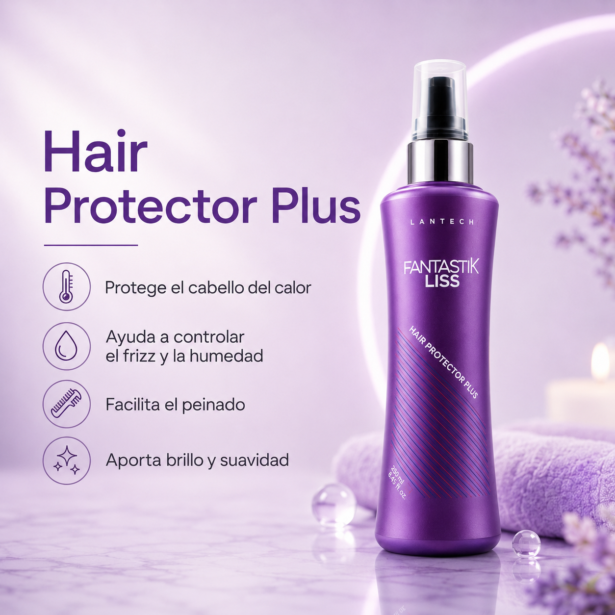 Lan Pro Fantastik Liss Kit Alisante Profesional 4 Piezas – LPFLK4