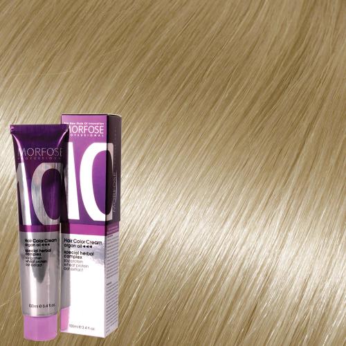 MORFOSE 10 HAIR COLOR CREAM 10.3 PLATINIUM GOLDEN BLONDE 3.38OZ M1035OZ103