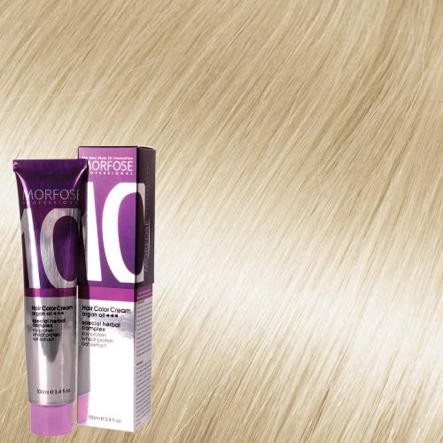 MORFOSE 10 HAIR COLOR CREAM 12.03 PLATINIUM GOLD 3.38OZ M1035OZ1203