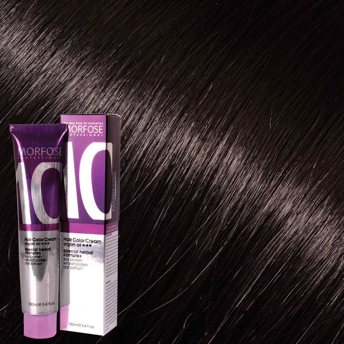 MORFOSE 10 HAIR COLOR CREAM 4 BROWN 3.38OZ M1035OZ4