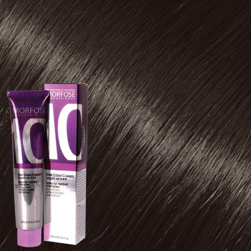 MORFOSE 10 HAIR COLOR CREAM 5.11 INTENSE LIGHT ASH BROWN 3.38OZ M1035OZ511