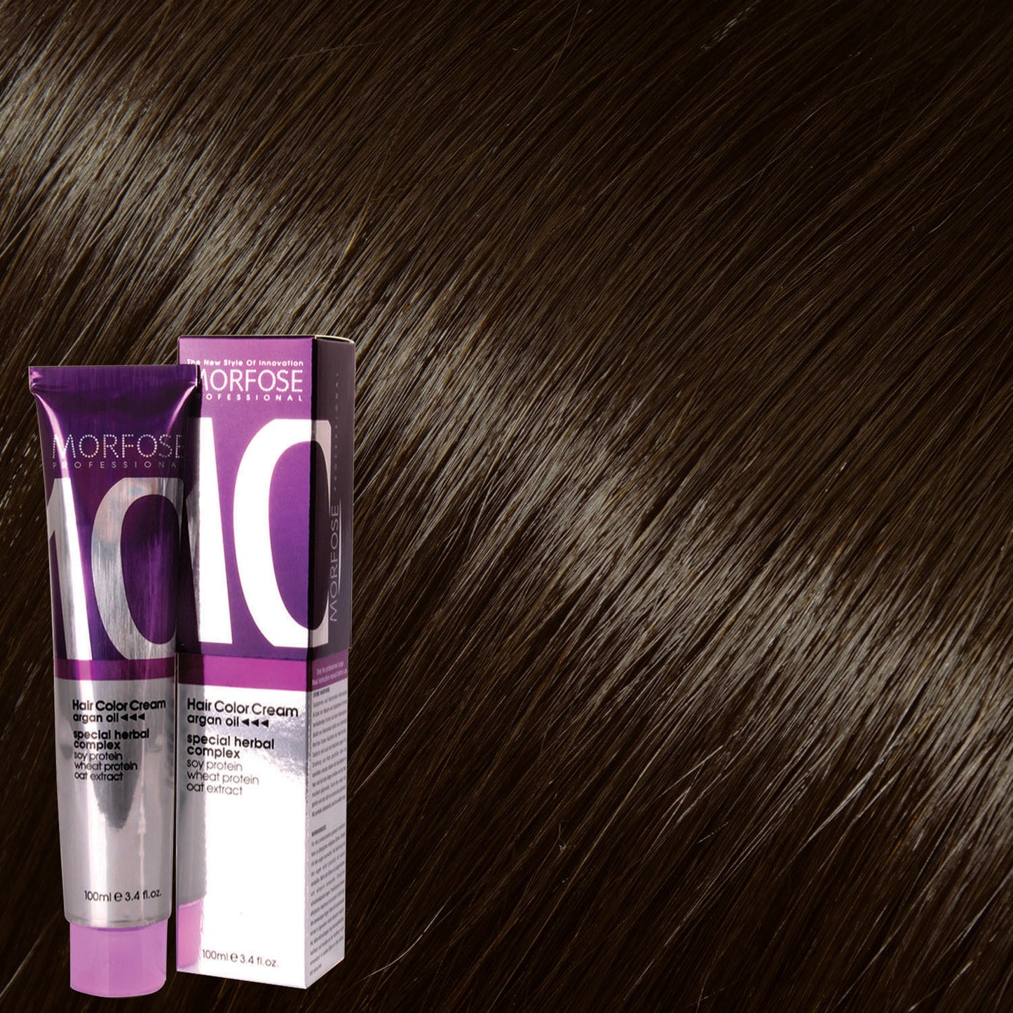 MORFOSE 10 HAIR COLOR CREAM 5.3 LIGHT GOLDEN BROWN 3.38OZ M1035OZ53