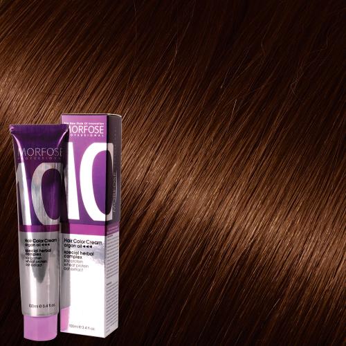 MORFOSE 10 HAIR COLOR CREAM 5.34 DARK COPPER BROWN 3.38OZ M1035OZ534